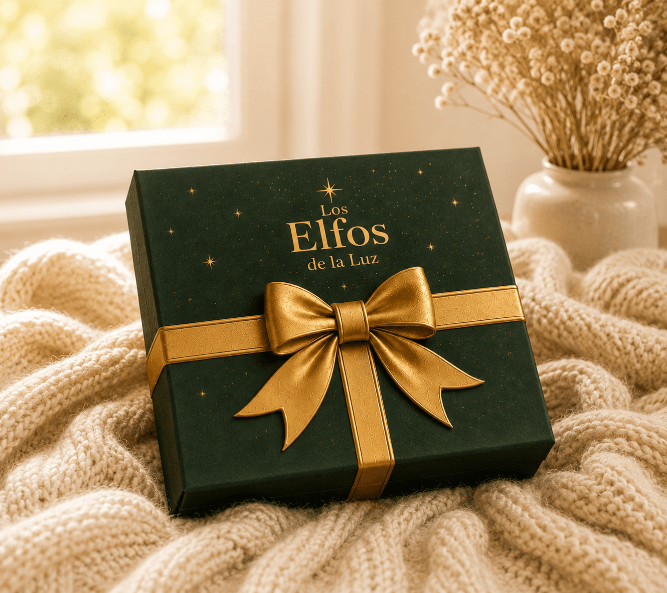 Caja de Los Elfos de la Luz preparada para recibir en casa